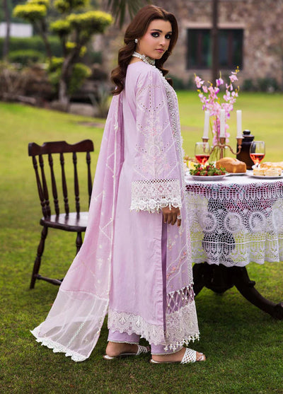 Paras by Pasha Pret Embroidered Lawn 3 Piece Suit PR-16 Orchid Bloom