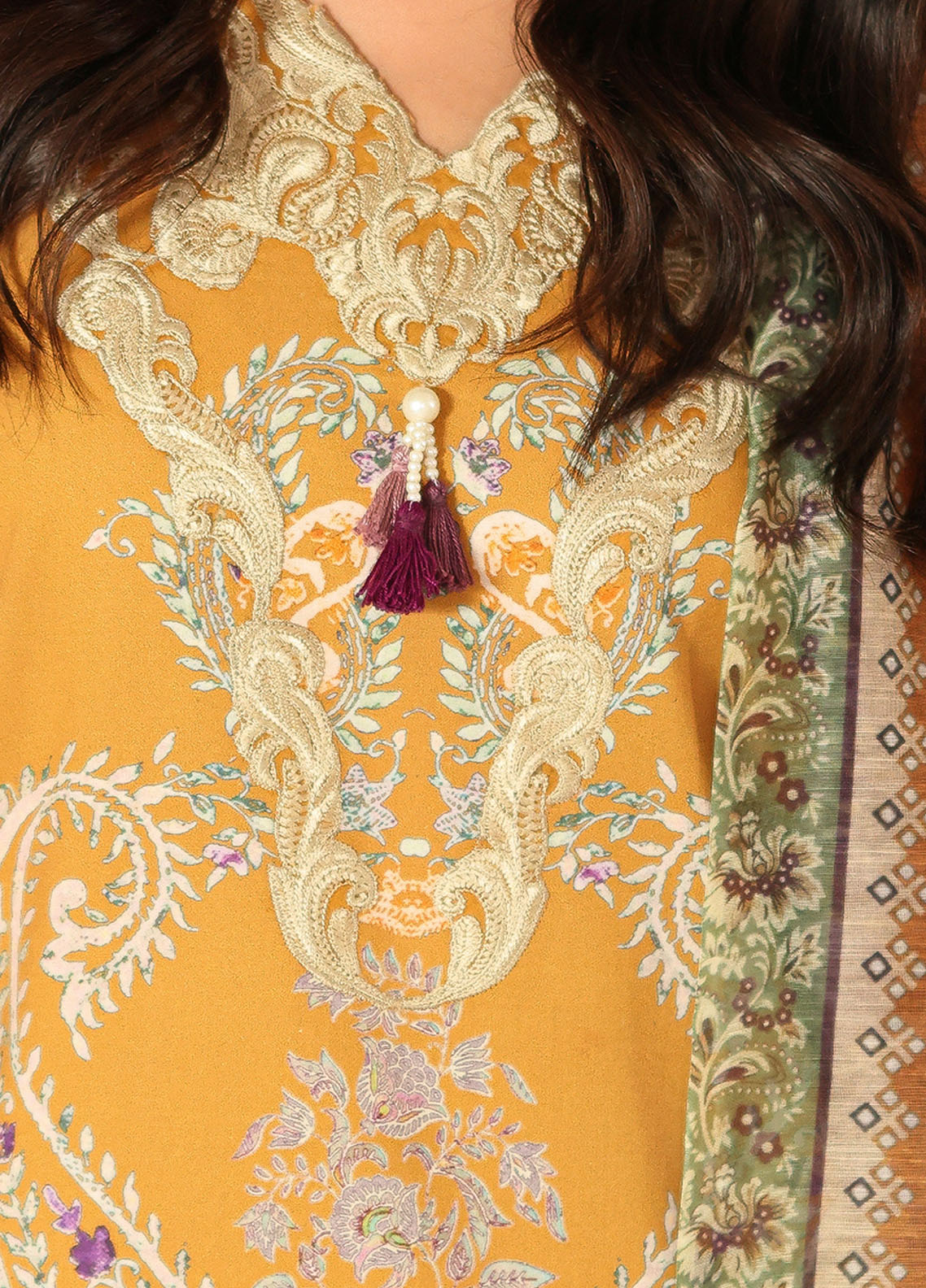 Pareesa by Roheenaz Printed Cambric Suits Unstitched 3 Piece RN25P RNZ-03 B Amaaya