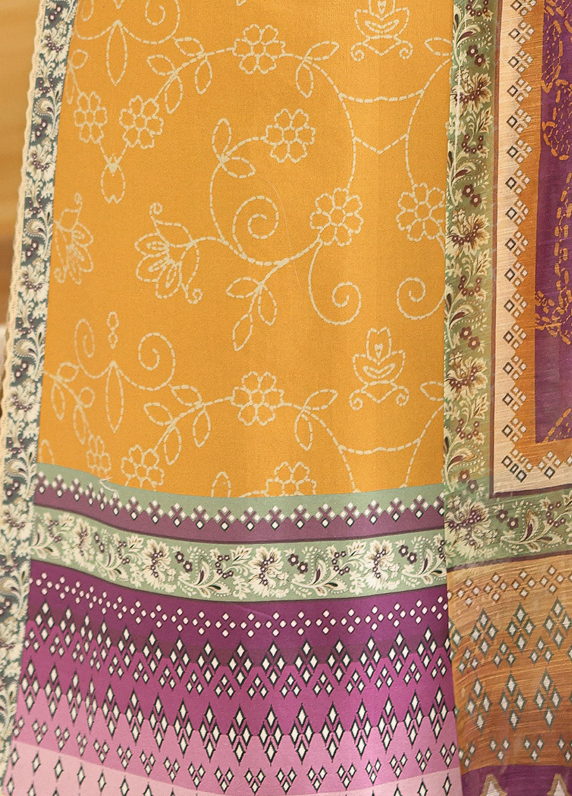 Pareesa by Roheenaz Printed Cambric Suits Unstitched 3 Piece RN25P RNZ-03 B Amaaya