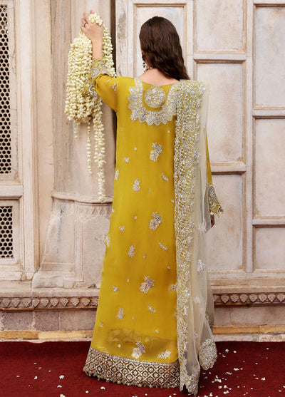 Parishay Embroidered Chiffon Suits Unstitched 3 Piece PRS25JP D-03 JRA - 03