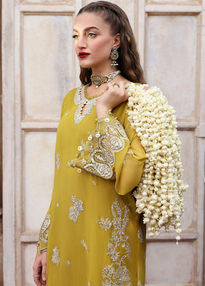 Parishay Embroidered Chiffon Suits Unstitched 3 Piece PRS25JP D-03 JRA - 03