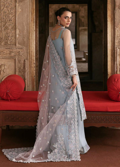 Parishay Embroidered Net Suits Unstitched 3 Piece PRS25JP D-06 JRA - 06