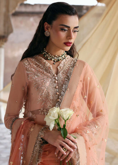 Parishay Embroidered Organza Suits Unstitched 3 Piece PRS25JP D-01 JRA - 01