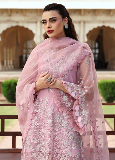 Parishay Embroidered Organza Suits Unstitched 3 Piece PRS25JP D-05 JRA - 05
