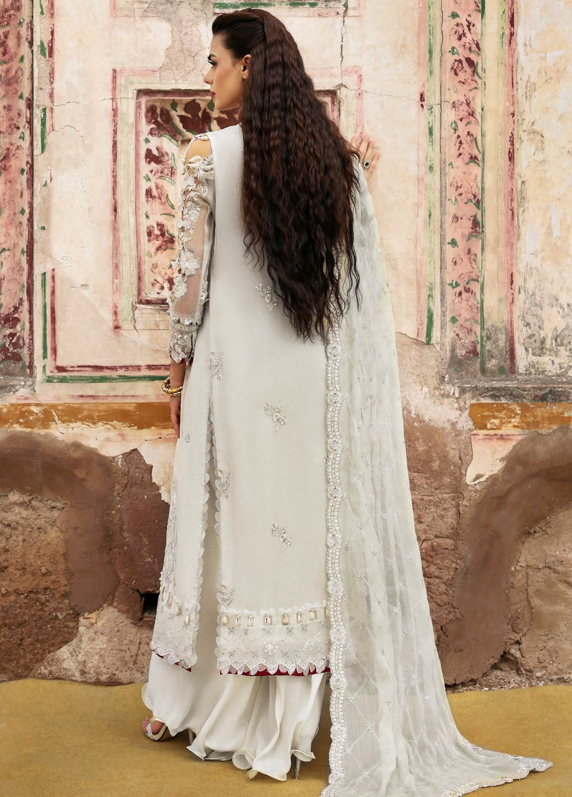 Parishay Embroidered Organza Suits Unstitched 3 Piece PRS25JP D-07 JRA - 07