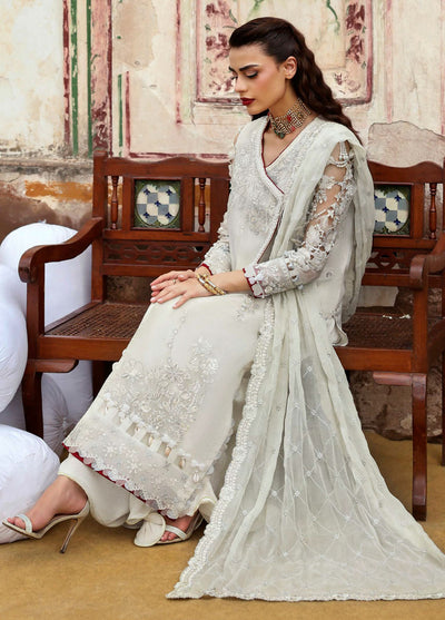 Parishay Embroidered Organza Suits Unstitched 3 Piece PRS25JP D-07 JRA - 07