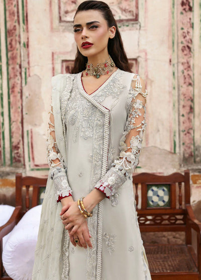 Parishay Embroidered Organza Suits Unstitched 3 Piece PRS25JP D-07 JRA - 07