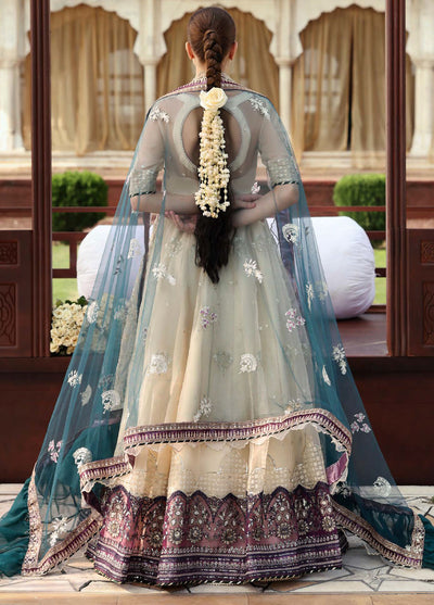 Parishay Embroidered Organza Suits Unstitched 3 Piece PRS25JP D-10 JRA - 10