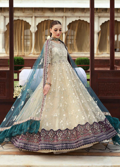 Parishay Embroidered Organza Suits Unstitched 3 Piece PRS25JP D-10 JRA - 10