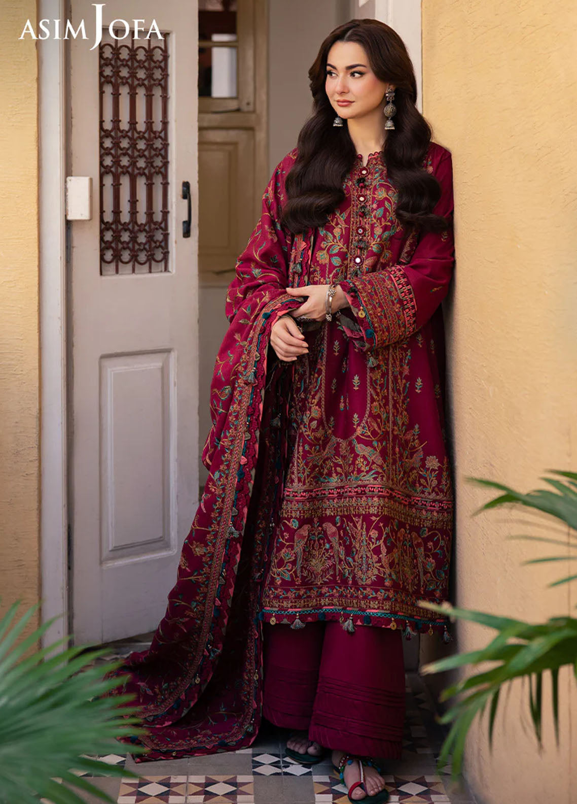 Pashmina by Asim Jofa Unstitched Winter Collection 2024 AJKI-10