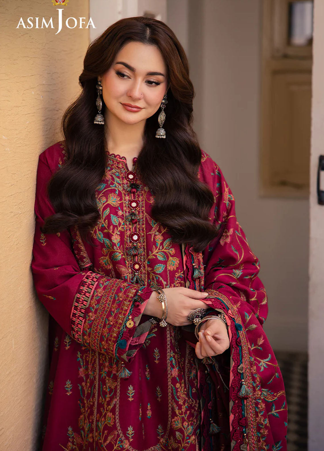 Pashmina by Asim Jofa Unstitched Winter Collection 2024 AJKI-10