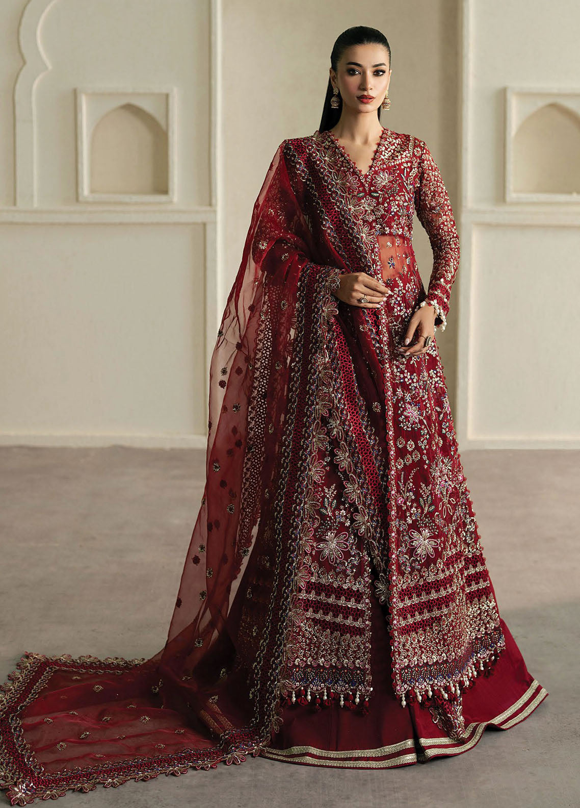 Pehli Nazar by Ayzel Embroidered Suits Unstitched 3 Piece AAFPZ25 D-01 Naqqash