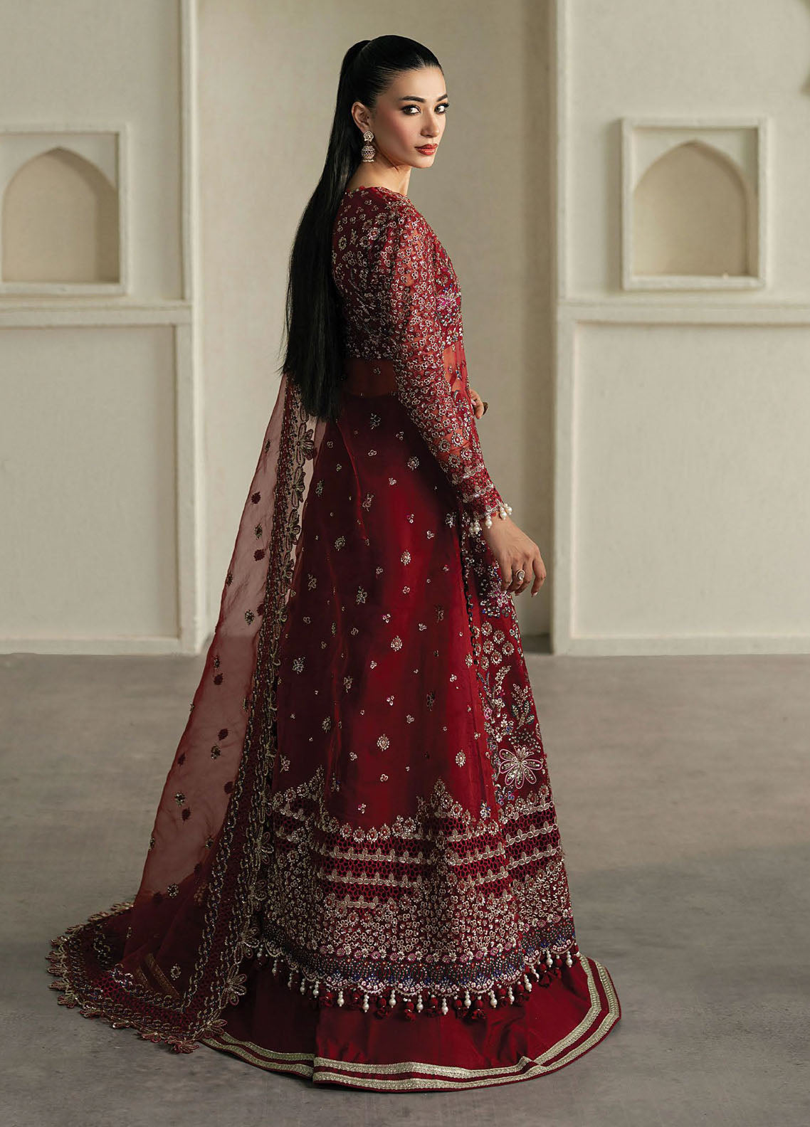 Pehli Nazar by Ayzel Embroidered Suits Unstitched 3 Piece AAFPZ25 D-01 Naqqash