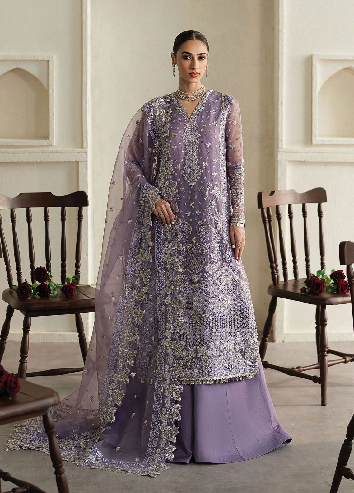 Pehli Nazar by Ayzel Embroidered Suits Unstitched 3 Piece AAFPZ25 D-07 Afsana