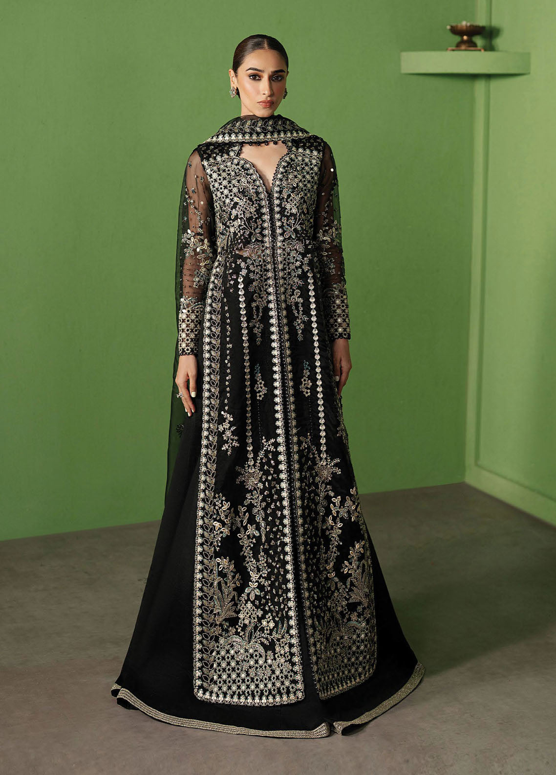 Pehli Nazar by Ayzel Embroidered Suits Unstitched 3 Piece AAFPZ25 D-09 Manzar