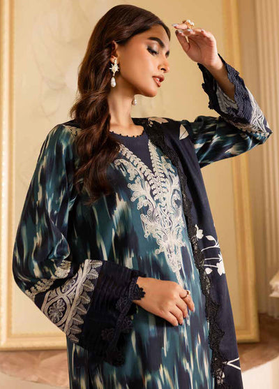 Prints By Nureh Printed Marina Suit Unstitched 3 Piece NU24SW SP-133 - Winter Collection