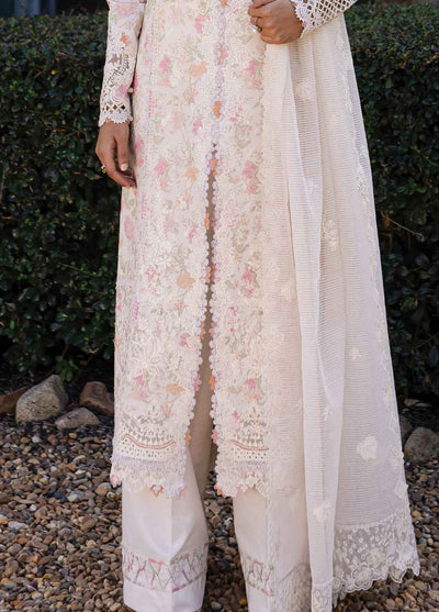 Q Line by Qalamkar Embroidered Lawn Suits Unstitched 3 Piece QM-18 Feeha