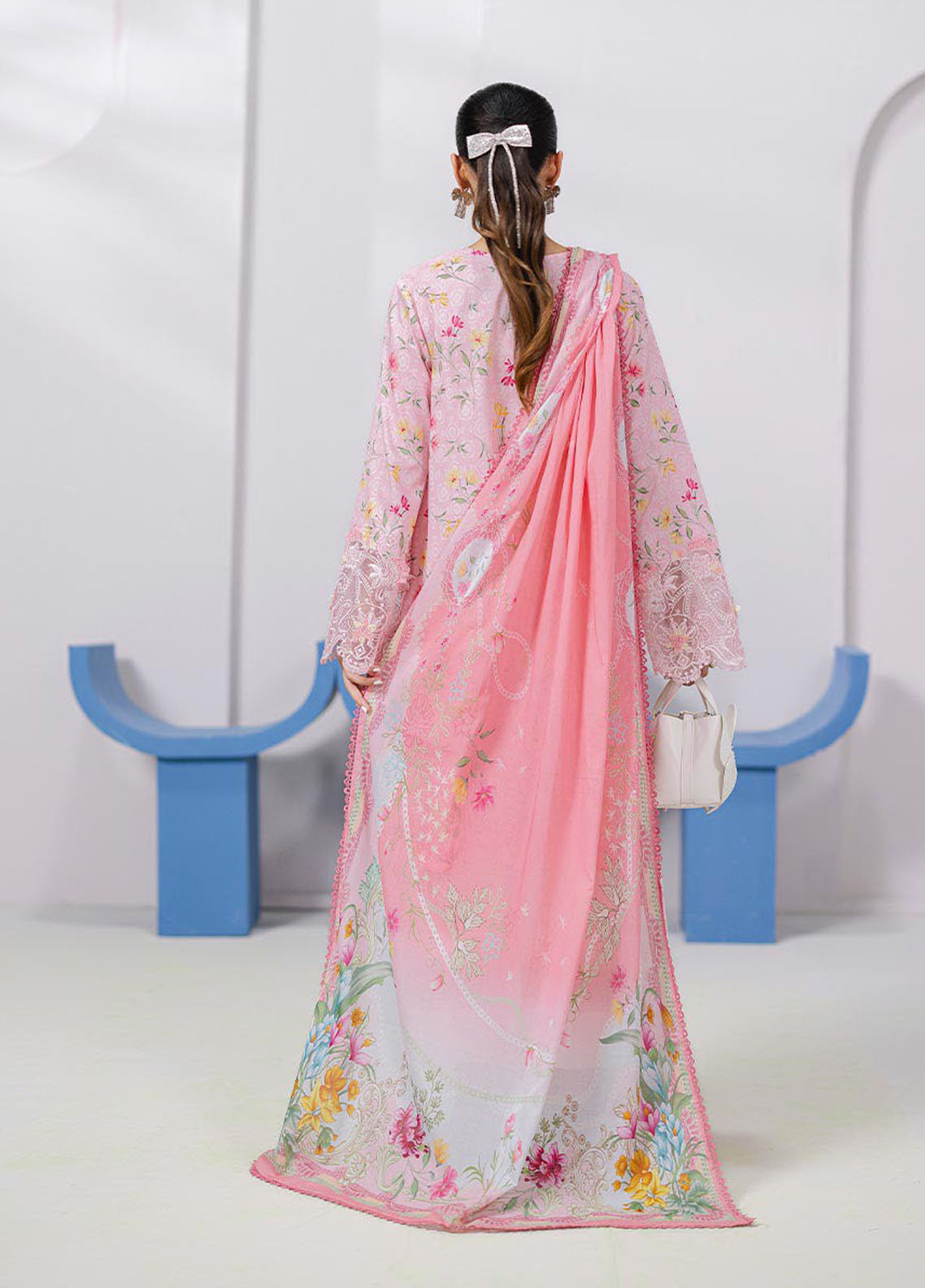 Q Prints by Qalamkar Embroidered Lawn Suits Unstitched 3 Piece QLM25QP D-04 A Vera
