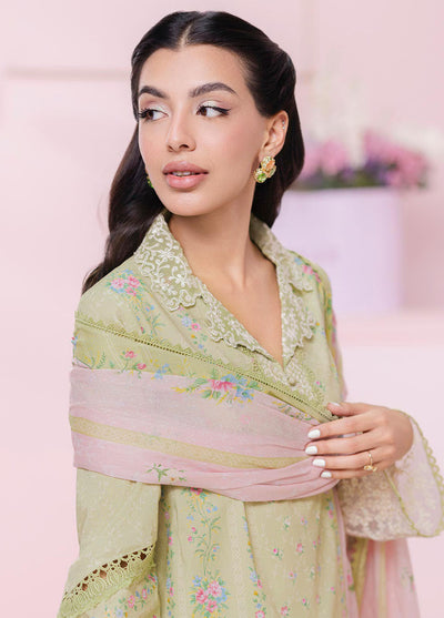 Q Prints by Qalamkar Embroidered Lawn Suits Unstitched 3 Piece QLM25QP D-07 A Xena