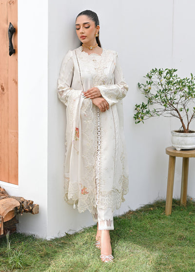 Qalamkar Pret Embroidered Jacquard 3 Piece Suit QLM23-CP2 ZP-01 Sofeya