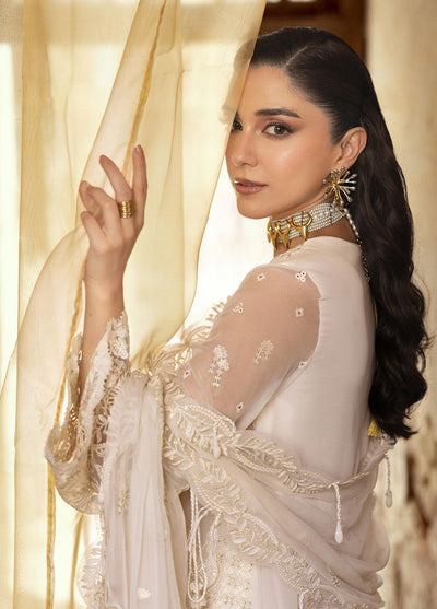 Qalamkar Embroidered Chiffon Suits Unstitched 3 Piece QLM25QC WC-03 Roise