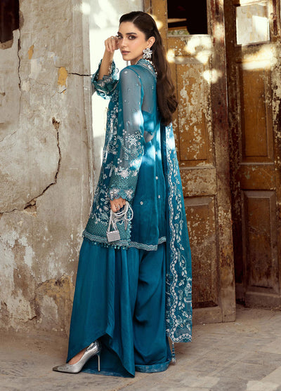 Qalamkar Embroidered Chiffon Suits Unstitched 3 Piece QLM25QC WC-04 Nessa