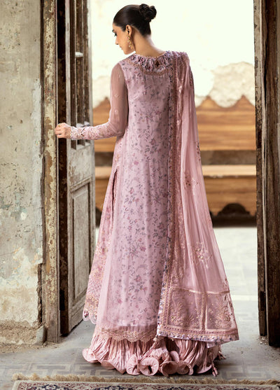 Qalamkar Embroidered Chiffon Suits Unstitched 3 Piece QLM25QC WC-05 Riona