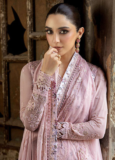 Qalamkar Embroidered Chiffon Suits Unstitched 3 Piece QLM25QC WC-05 Riona