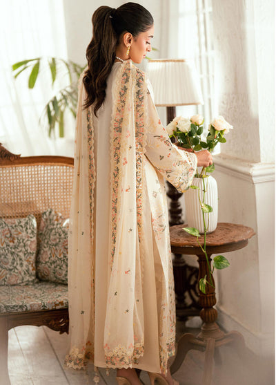 Qalamkar Embroidered Lawn Suits Unstitched 3 Piece QLM25LL SB-01 Rina