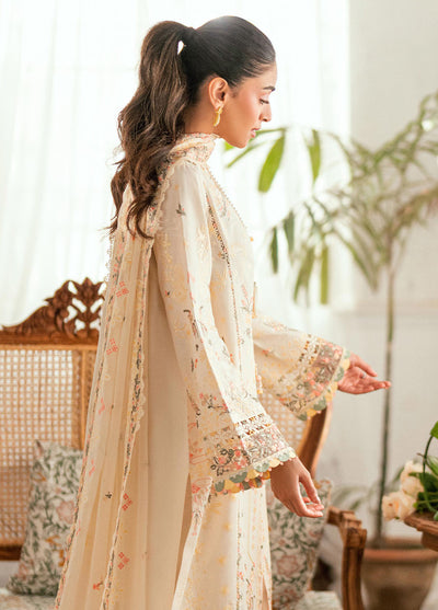 Qalamkar Embroidered Lawn Suits Unstitched 3 Piece QLM25LL SB-01 Rina