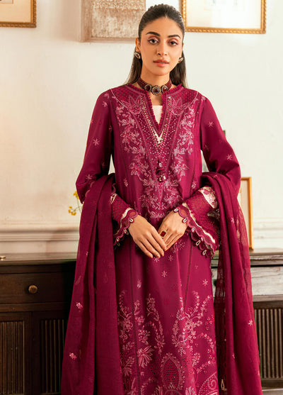 Qalamkar Embroidered Lawn Suits Unstitched 3 Piece QLM25LL SB-02 Sameen