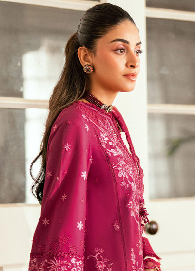 Qalamkar Embroidered Lawn Suits Unstitched 3 Piece QLM25LL SB-02 Sameen