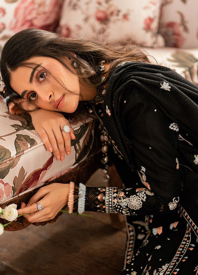 Qalamkar Embroidered Lawn Suits Unstitched 3 Piece QLM25LL SB-03 Misha