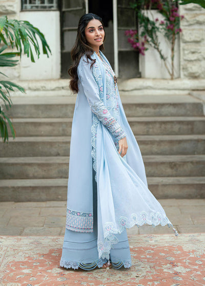 Qalamkar Embroidered Lawn Suits Unstitched 3 Piece QLM25LL SB-04 Zarish