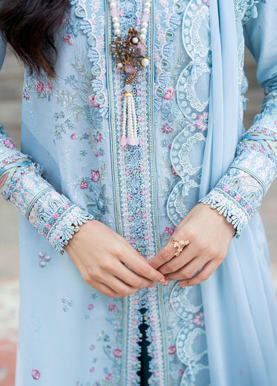 Qalamkar Embroidered Lawn Suits Unstitched 3 Piece QLM25LL SB-04 Zarish