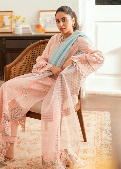 Qalamkar Embroidered Lawn Suits Unstitched 3 Piece QLM25LL SB-05 Aleeza