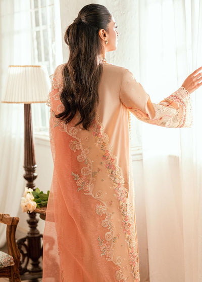 Qalamkar Embroidered Lawn Suits Unstitched 3 Piece QLM25LL SB-07 Zoya