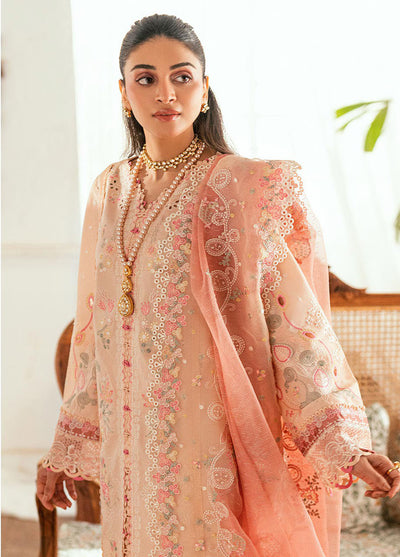 Qalamkar Embroidered Lawn Suits Unstitched 3 Piece QLM25LL SB-07 Zoya