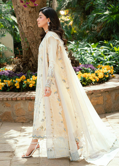 Qalamkar Embroidered Lawn Suits Unstitched 3 Piece QLM25LL SB-09 Adeena
