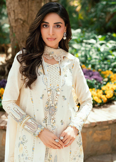 Qalamkar Embroidered Lawn Suits Unstitched 3 Piece QLM25LL SB-09 Adeena