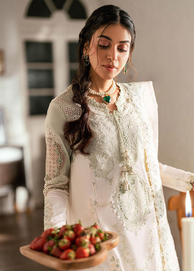 Qalamkar Embroidered Lawn Suits Unstitched 3 Piece QLM25LL SB-10 Nadia