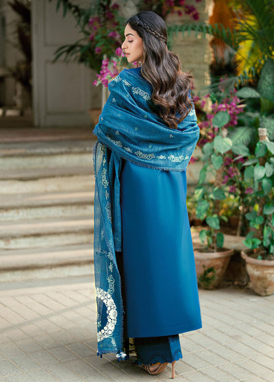 Qalamkar Embroidered Lawn Suits Unstitched 3 Piece QLM25LL SB-11 Noray