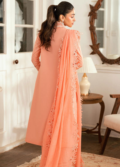 Qalamkar Embroidered Lawn Suits Unstitched 3 Piece QLM25LL SB-12 Jafa