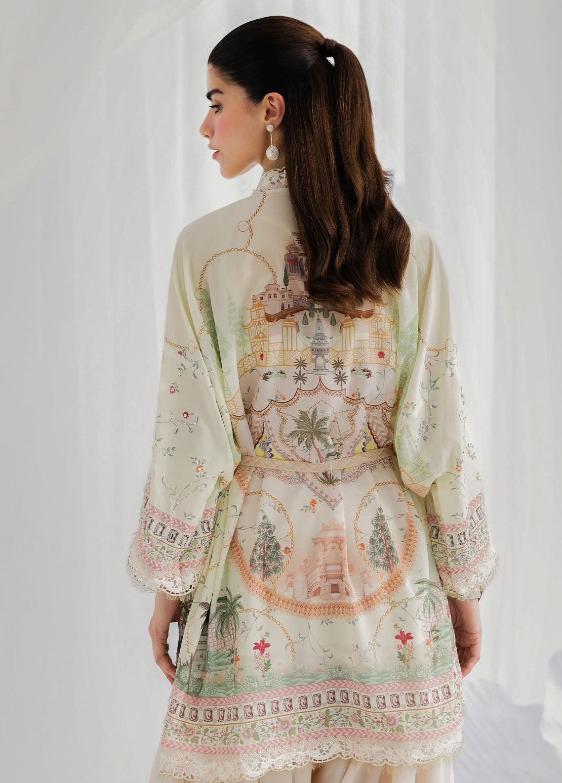 Qalamkar Embroidered Silk Suits Unstitched 2 Piece QLM25LS D-05 Elsa