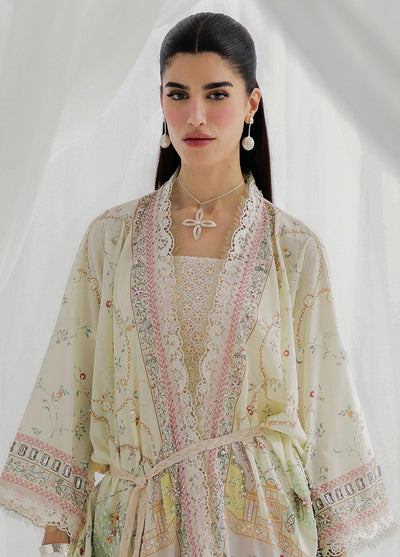 Qalamkar Embroidered Silk Suits Unstitched 2 Piece QLM25LS D-05 Elsa