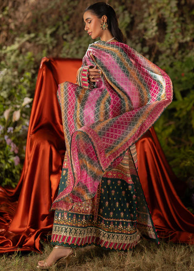 Qalamkar Luxe Silk Unstitched Collection 2024 UA-02 NINA