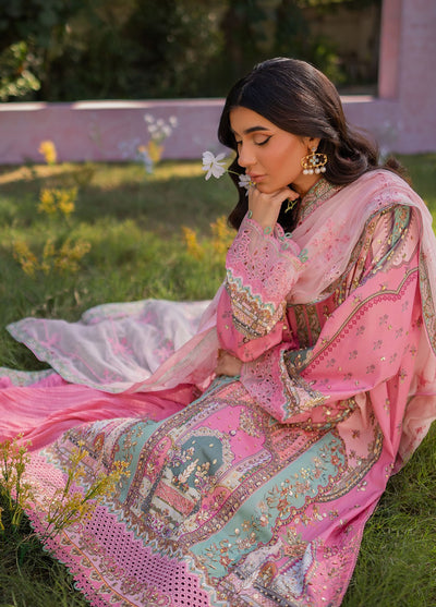 Qalamkar Luxe Silk Unstitched Collection 2024 UA-07 TESSA