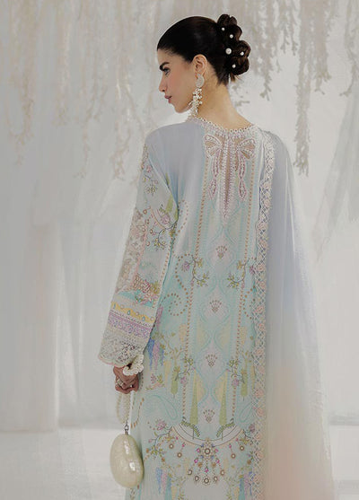 Qalamkar Embroidered Silk Suits Unstitched 3 Piece QLM25LS D-01 Keeva