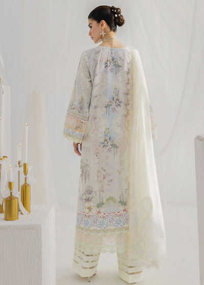 Qalamkar Embroidered Silk Suits Unstitched 3 Piece QLM25LS D-02 Roisin