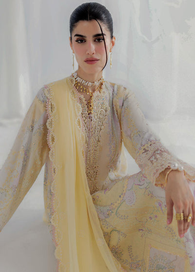 Qalamkar Embroidered Silk Suits Unstitched 3 Piece QLM25LS D-03 Leni